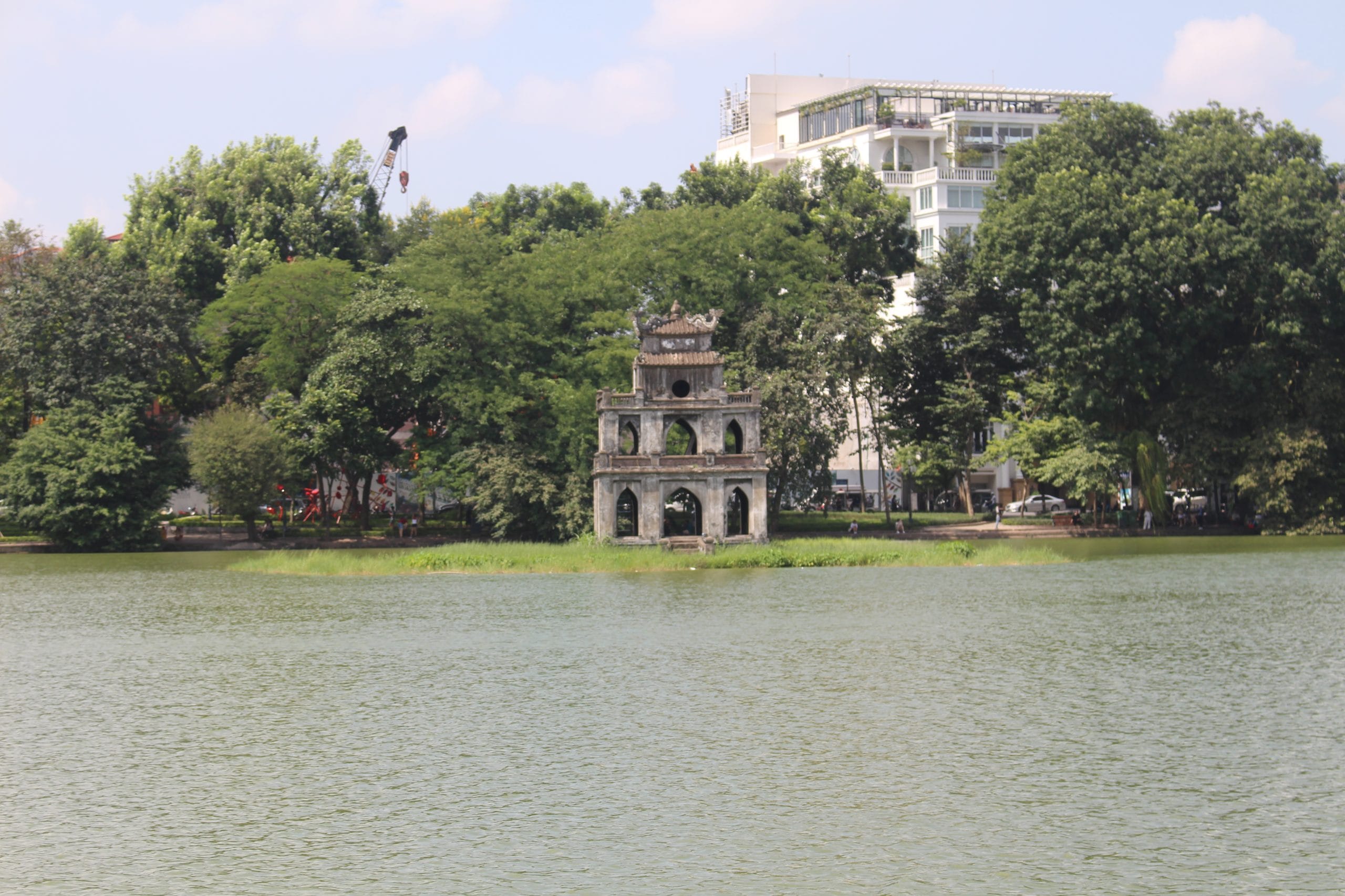 Menara Kura-Kura (Tháp Rùa) di Hoàn Kiếm Lake