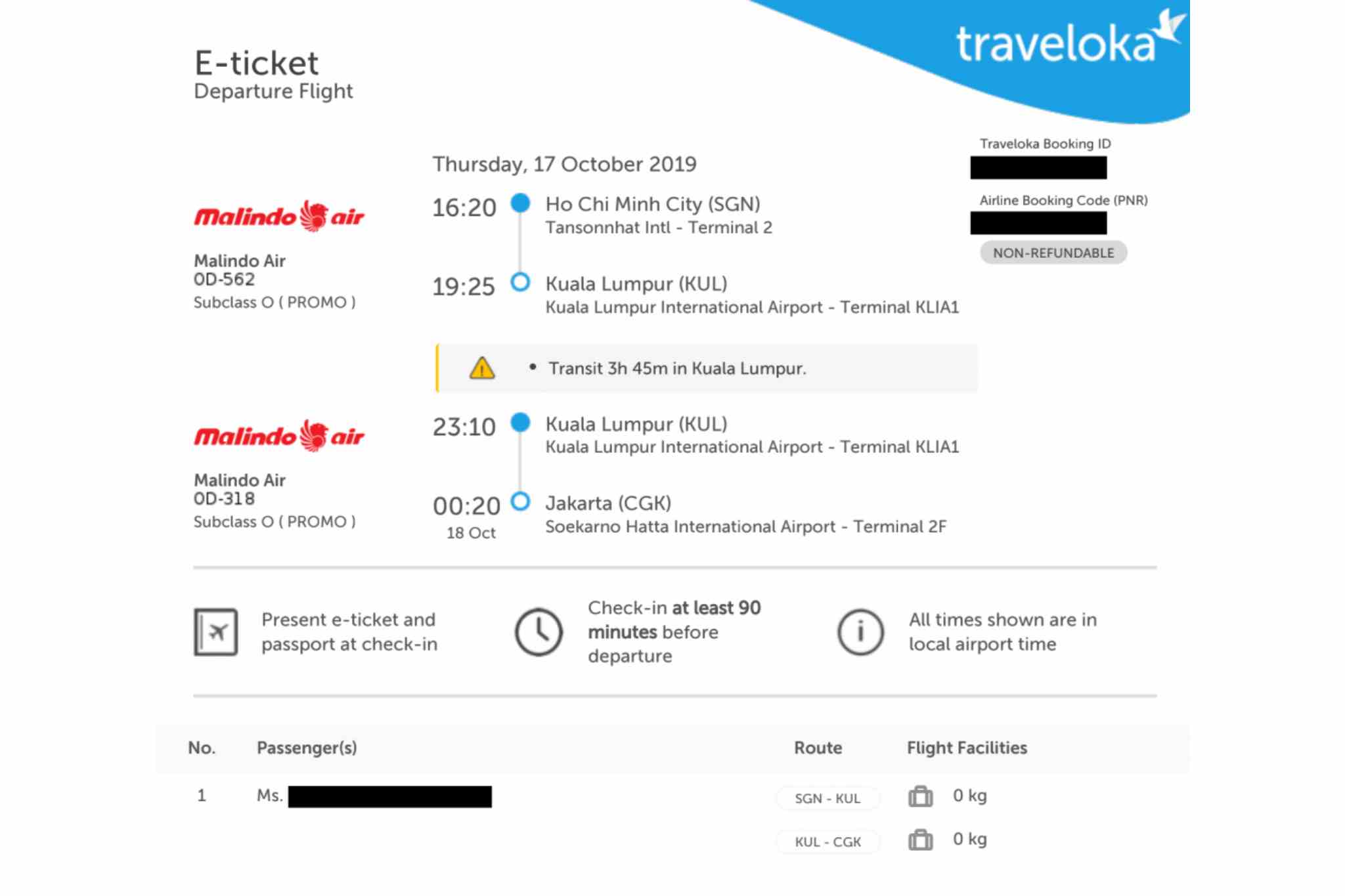 transit di bandara tan son nhat