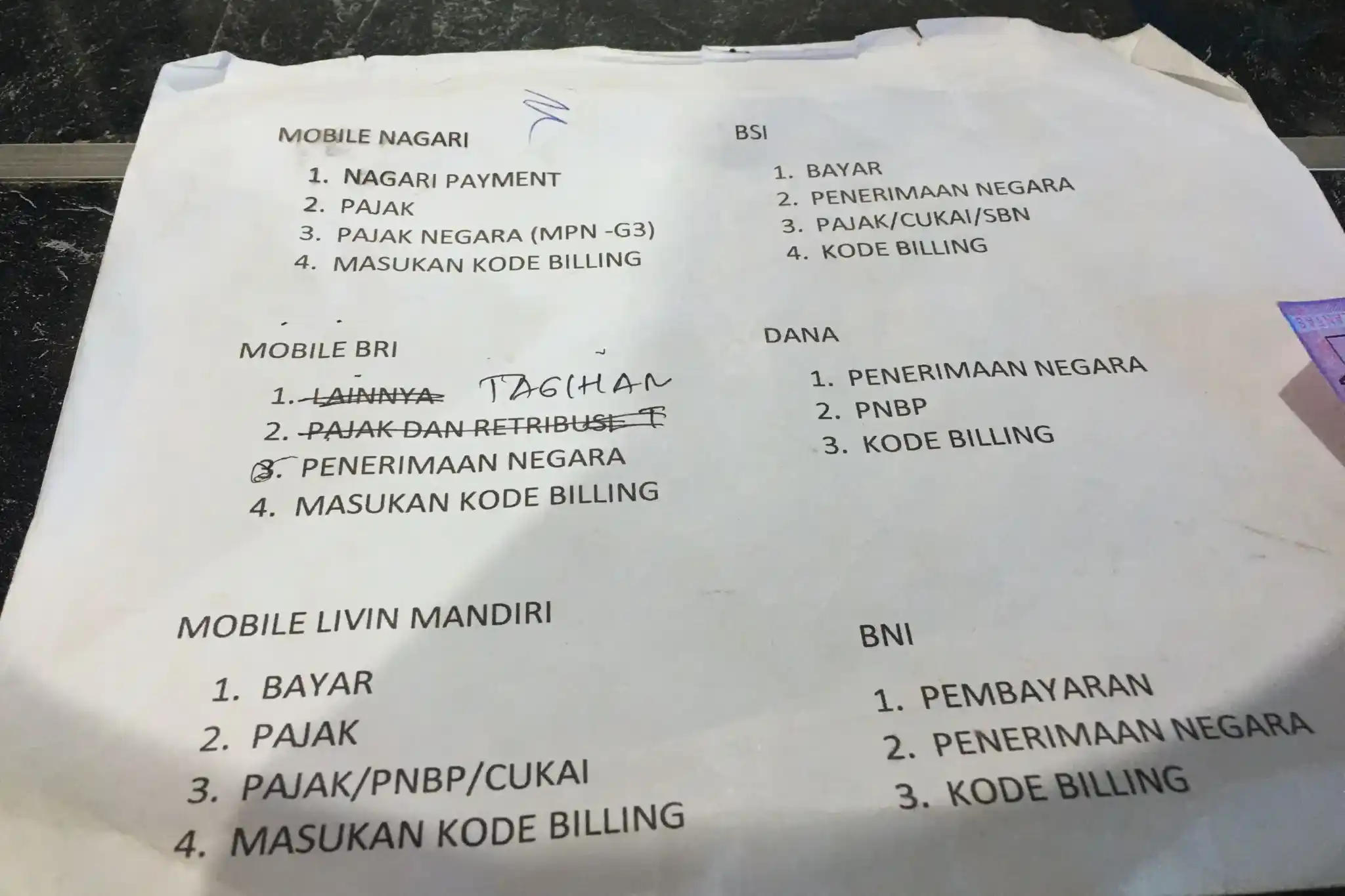 opsi pembayaran denda tilang kena polisi