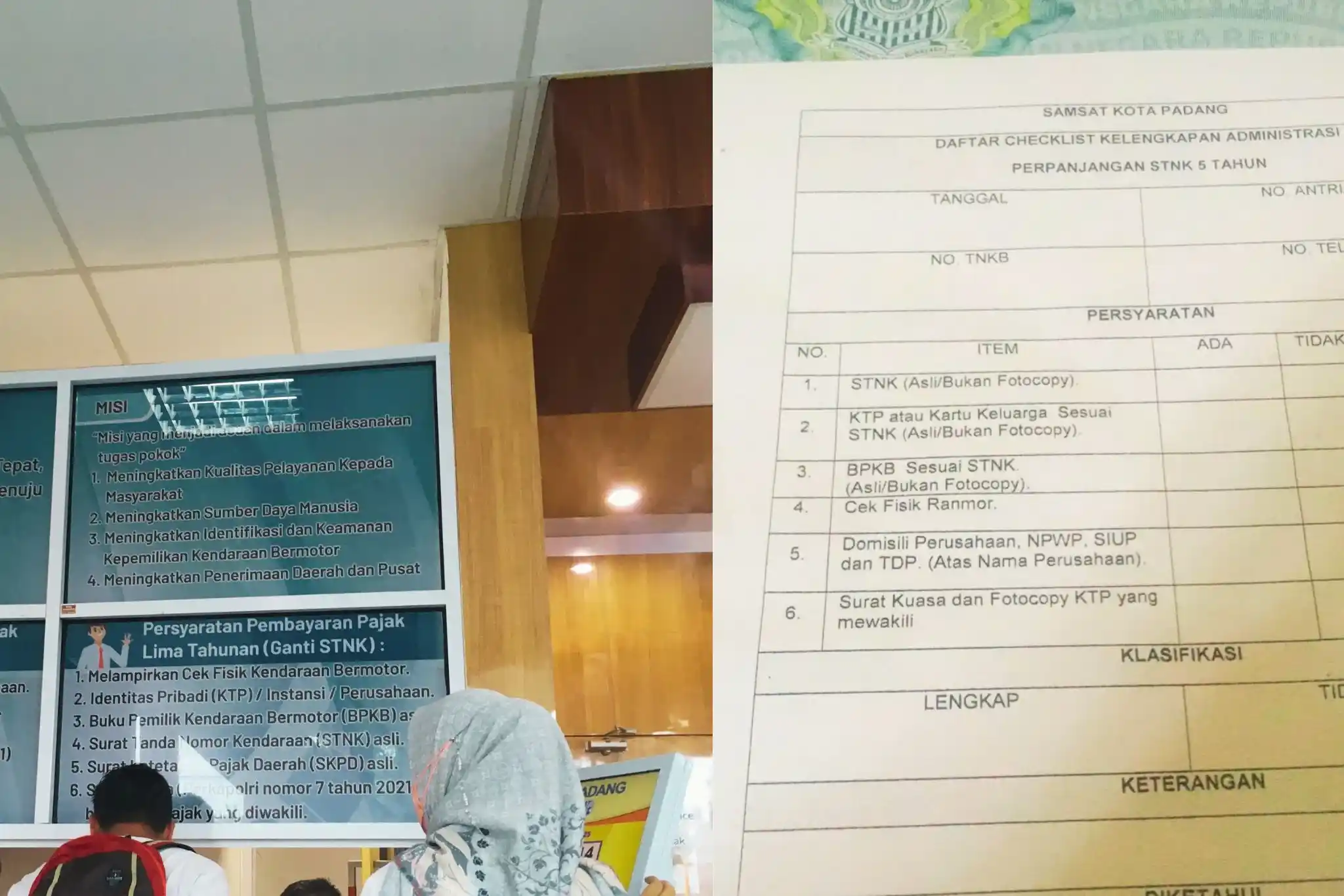 syarat perpanjang stnk 5 tahunan