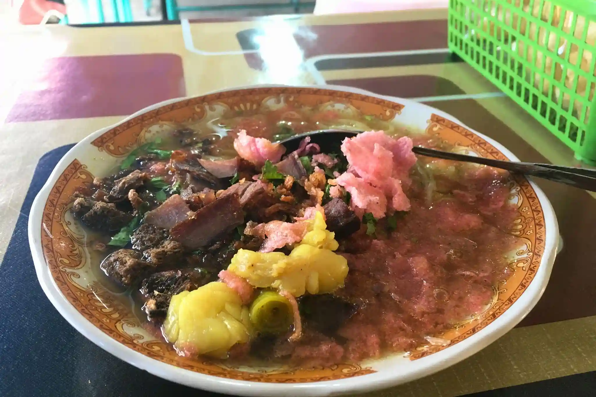 menu nasi soto ciek etek